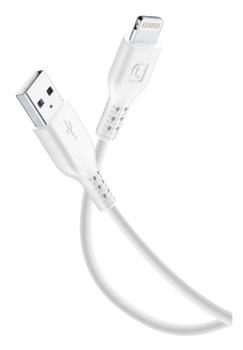 CELLULAR LINE Datakabel Lightning til USB 2 meter MFI - Made for iPhone sertifisert (USBDATACMFIIPH52MW)