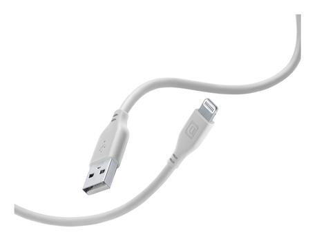 CELLULAR LINE CL Soft Cable 120cm Lighning Grey (USBDATASOFTMFID)