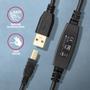 AXAGON ADR-210B USB 2.0 A-M -> B-M actives Connecting/ Repeater Kabel 10m (ADR-210B)