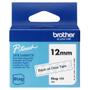 BROTHER BTAG131 12MM BLACK ON CLEAR TAPE