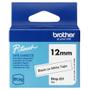 BROTHER BTAG231 12MM BLACK ON WHITE TAPE