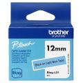 BROTHER BTAGL31 12MM BLACK ON LIGHT BLUE TAPE