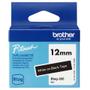 BROTHER BTAG335 12MM WHITE ON BLACK TAPE