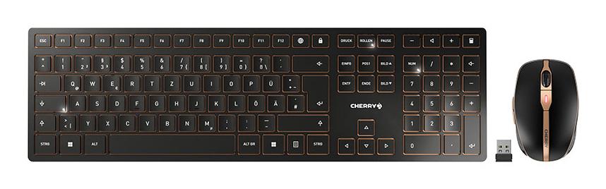 CHERRY DW 9100 SLIM Keyboard and Mouse Set (JD-9100DE-2)