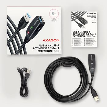 AXAGON ADR-305 USB 3.2 Gen 1 A-M -> A-F aktives Verlängerungs‑/ Repeater‑Kabel 5m (ADR-305)