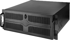 CHIEFTEC Rackmount 4U IPC Case, Short-Depth <500mm, ATX M/B