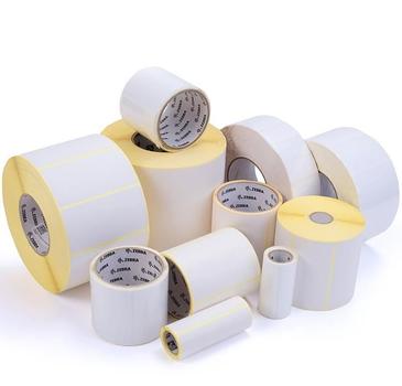 ZEBRA Label, Polyester,  32x6mm, Thermal Transfer, Z-ULTIMATE 3000T WHITE, Coated, Permanent Adhesive, 76mm Core (3008686)