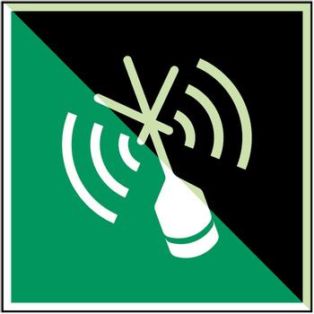 BRADY Emergency position indicating (E/E052/NT-ALU-PHOLUMC-200X200/1-B)