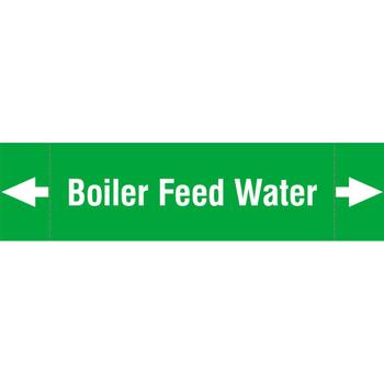 BRADY ISO 20560 Pipe Markers - Water (ISO20560PM-115X30-BOILER FEED WATER)