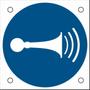 BRADY ISO Safety Sign - Sound horn