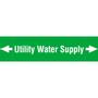 BRADY ISO 20560 Pipe Markers - Water