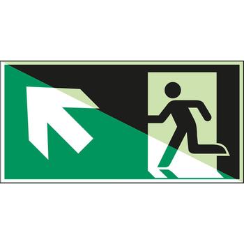 BRADY Glow-in-the-dark Safety Sign (E/A315/E001/NT-SA-PHOLUMC-400X200/1-B)