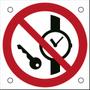 BRADY ISO Safety Sign - No metallic