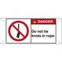 BRADY ISO Safety Sign - Do not tie