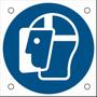 BRADY ISO Safety Sign - Wear face
