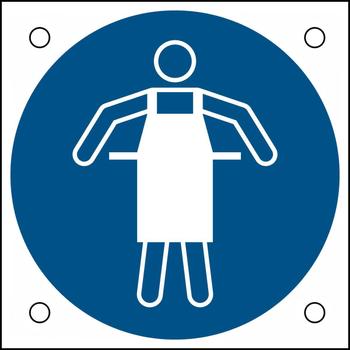 BRADY ISO Safety Sign - Use (M/M026/NT/ALU05-50X50-1)