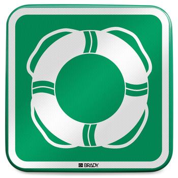 BRADY ISO Safety Sign - Water (E/E061//RFLBD-400X400-1)