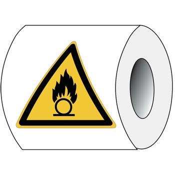 BRADY ISO Safety Sign - Warning (PIC W028- TRI 050-PE-ROLL/1)