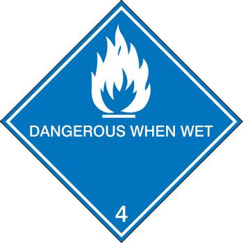 BRADY Maritime Transport Sign - (IMDG 4C-100*100-B7541)