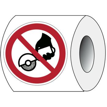 BRADY ISO Safety Sign - Do not use (PIC P034-DIA 100-PE-ROLL/1)