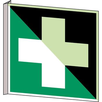 BRADY Glow-in-the-dark safety sign (E/E003/NT-BIPVC-PHOLUMC-150X150/1-B)