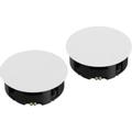 SONOS In-Ceiling Speakers by Sonos and Sonance | Open 2-way | 8"" | 225W | Recessed | White | 1 Pair
