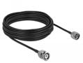 DELOCK Coaxial cable 10 m Black,Grey