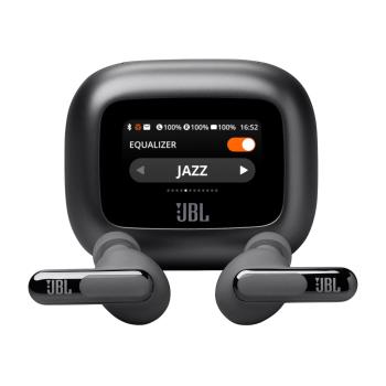 JBL LIVE BEAM 3 trådløse ørepropper,  In-Ear (sort) Bluetooth,  Støykansellering (ANC), trådløs lading, vanntett IP55, HI-Res Audio (JBLLIVEBEAM3BLK)