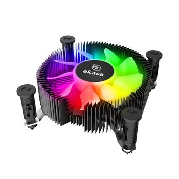 AKASA aRGB Aluminium,  Mini-ITX Low-Profile Cooler, LGA1700 (AK-CC6615BP01)