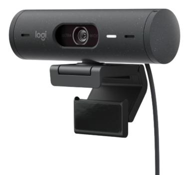 LOGITECH Brio 500 4MP 1920 x 1080 Pixels Full HD USB-C Graphite Webcam (960-001422)