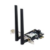 ASUS PCE-BE6500 Wi-Fi 7 (802.11be) 320MHz - Tri-Band PCIe Wi-Fi Adapter - Bluetooth 5.4 (90IG09G0-MO0B00)