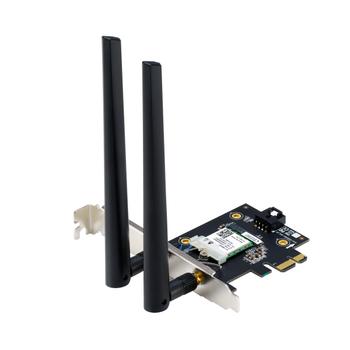 ASUS nettverkskort PCE-BE6500 BE6500, tri-band, Bluetooth,  WiFi 7 (90IG09G0-MO0B00)