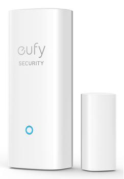 EUFY Entry Sensor dør/ vindussensor (hvit) Inngangssensor,  Kun innendørs bruk, krever HomeBase eller HomeBase E (T89000D4)