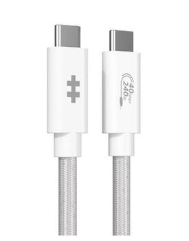HYPER HyperDrive USB4 Performance Cable - White (HD6500WHGL)
