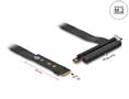 DELOCK M.2 Key M to PCIe x16 NVMe Adapter with 20 cm cable