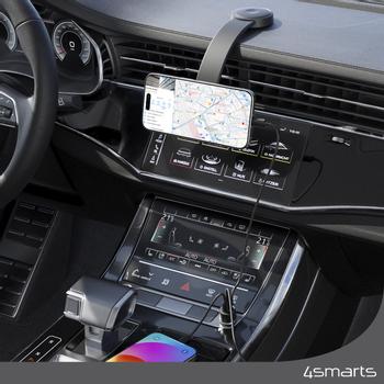 4smarts Qi2 Car Charging Set grey (540988)