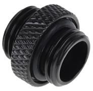 ALPHACOOL Eiszapfen Doppelnippel bk | G1/4 AG auf G1/4 AG - Deep Black