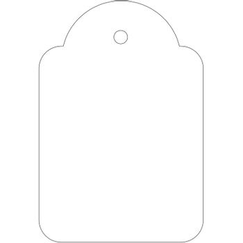 APLI hængemærker 36x53mm 500stk (392)