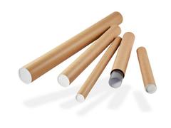 Dinkhauser Posthylse Ø60mm L430mm m/lokk brun