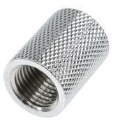ALPHACOOL HF socket 2 x G1/4 inner thread Forbindelsesadapter til flydende kølesystem (hun) 1-pack Sølv