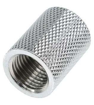 ALPHACOOL HF socket 2 x G1/4 inner thread Forbindelsesadapter til flydende kølesystem (hun) 1-pack Sølv (17047)