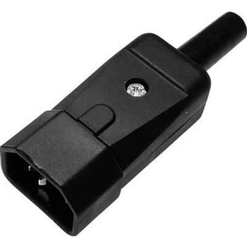 KAISER C14 Plug. 70æ. 10 A. Black -  (749 SW)