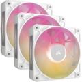 CORSAIR iCUE LINK RX120 RGB MAX Fläkt 3pk (vit) 120mm, 400 - 2000RPM ±10%, 10 - 29.5 dBA