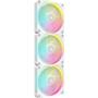 CORSAIR LX RGB Series, iCUE LINK LX120 RGB White, 120mm Fan, Triple Pack