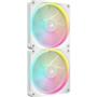 CORSAIR LX RGB Series, iCUE LINK LX140 RGB White, 140mm Fan, Dual Pack