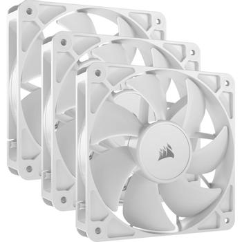 CORSAIR RS120 Fläkt 3pk (vit) 120mm, 420 – 2100 RPM ±10%, 10 - 36 dBA (CO-9050193-WW)