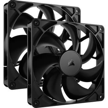 CORSAIR RS140 Fläkt 2pk (svart) 140mm, 330 – 1700 RPM ±10%, 10 - 36 dBA (CO-9050191-WW)