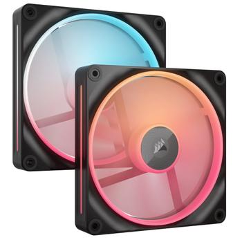CORSAIR iCUE LINK LX140-R RGB, 140mm, Black, 2-pack (CO-9051052-WW)