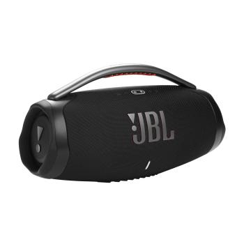JBL Boombox3 WiFi trådløs høyttaler (sort) Vanntett Bluetooth-høyttaler,  24 timers batteritid,  USB-C (JBLBB3WIFIBLKEP)