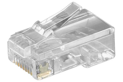 LANVIEW RJ45 Plug for Flat Cable, 8 (LVN-PLUG-FLAT)